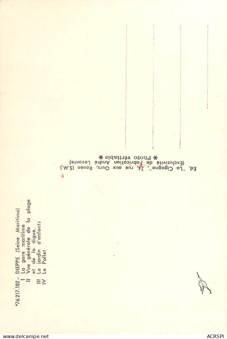 76 DIEPPE  Multivue (Scans R/V) N° 48 \MO7018 - Dieppe