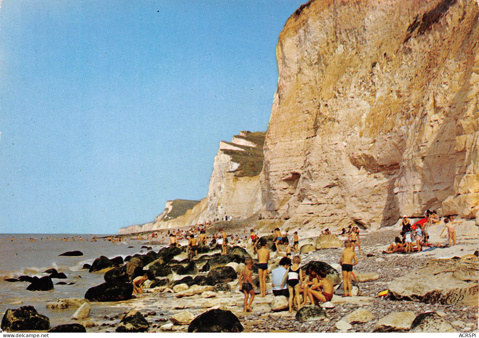 76 BERNEVAL SUR MER La Plage Et Les Falaises  (Scans R/V) N° 52 \MO7018 - Berneval