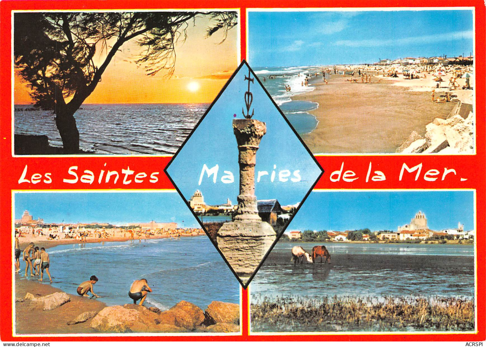 SAINTES MARIES De La MER Vues Des Saintes Non Circulé (scan R/V) N° 36 \MO7021 - Saintes Maries De La Mer