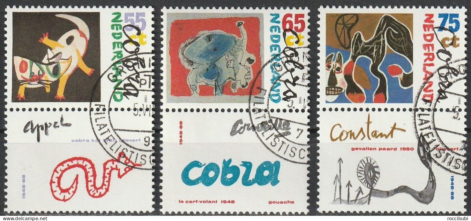 1988...1347/1349 O - Used Stamps