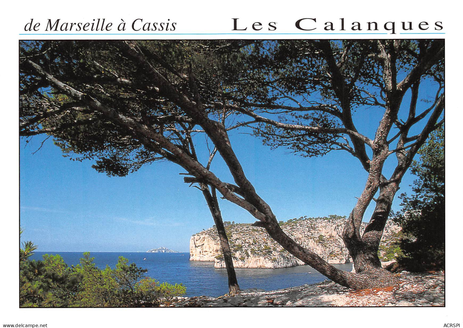 13 CASSIS Les Calanques  Carte Vierge Non Circulé (scan R/V) N° 58 \MO7021 - Cassis