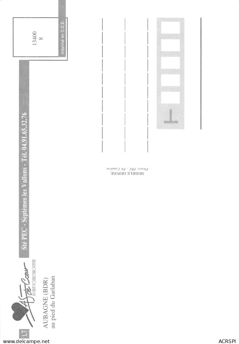 13 AUBAGNE Au Pied Du Garlaban Carte Vierge Non Voyagé (scan R\V )  N° 28 \MO7022 - Aubagne