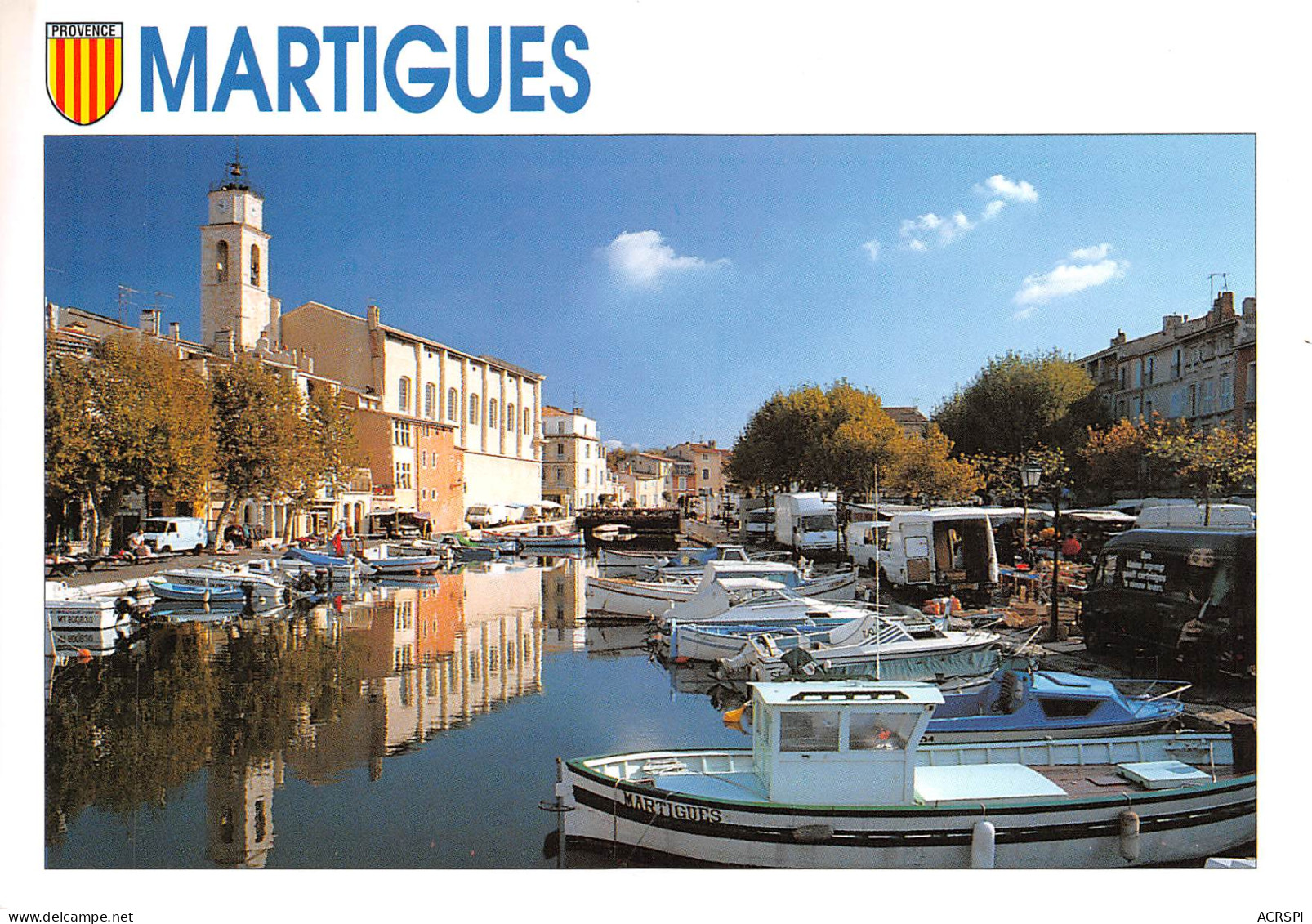 13 MARTIGUES église De La Madeleine  Carte Vierge Non Voyagé (scan R\V )  N° 17 \MO7022 - Martigues