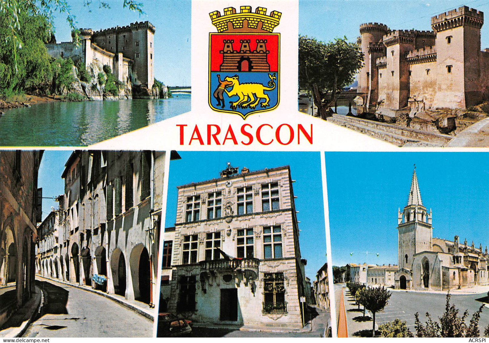 13 TARASCON Multivuie  Carte Vierge Non Voyagé (scan R\V )  N° 33 \MO7022 - Tarascon