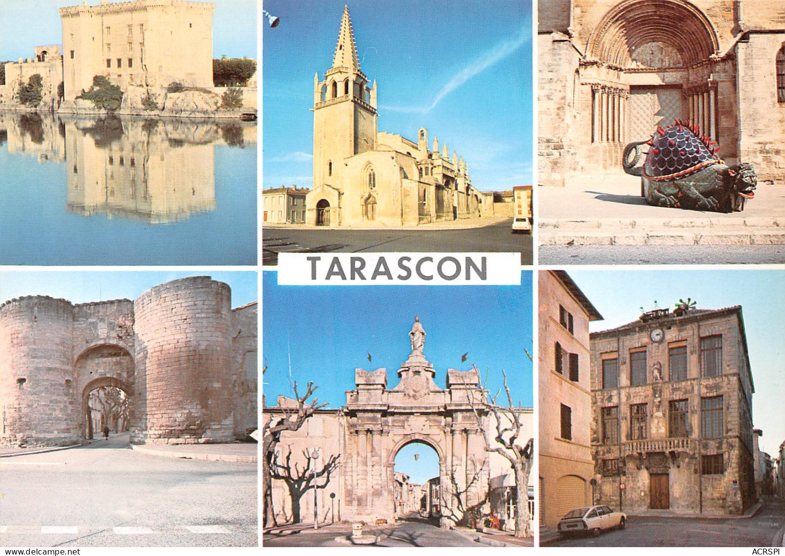 13 TARASCON Multivuie  Carte Vierge Non Voyagé (scan R\V )  N° 34 \MO7022 - Tarascon