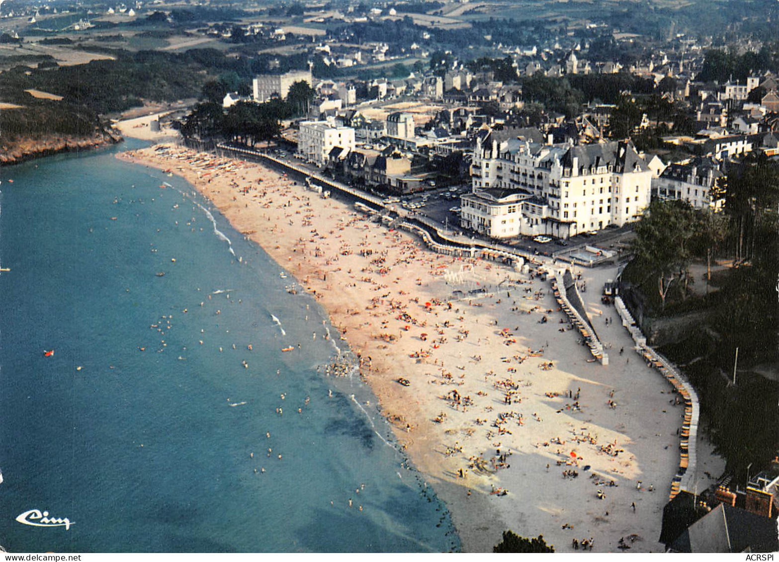 35 SAINT LUNAIRE La  Plage Au Crépuscule Carte Vierge Non Circulé (scan R/V) N° 68 \ MO7023 - Saint-Lunaire