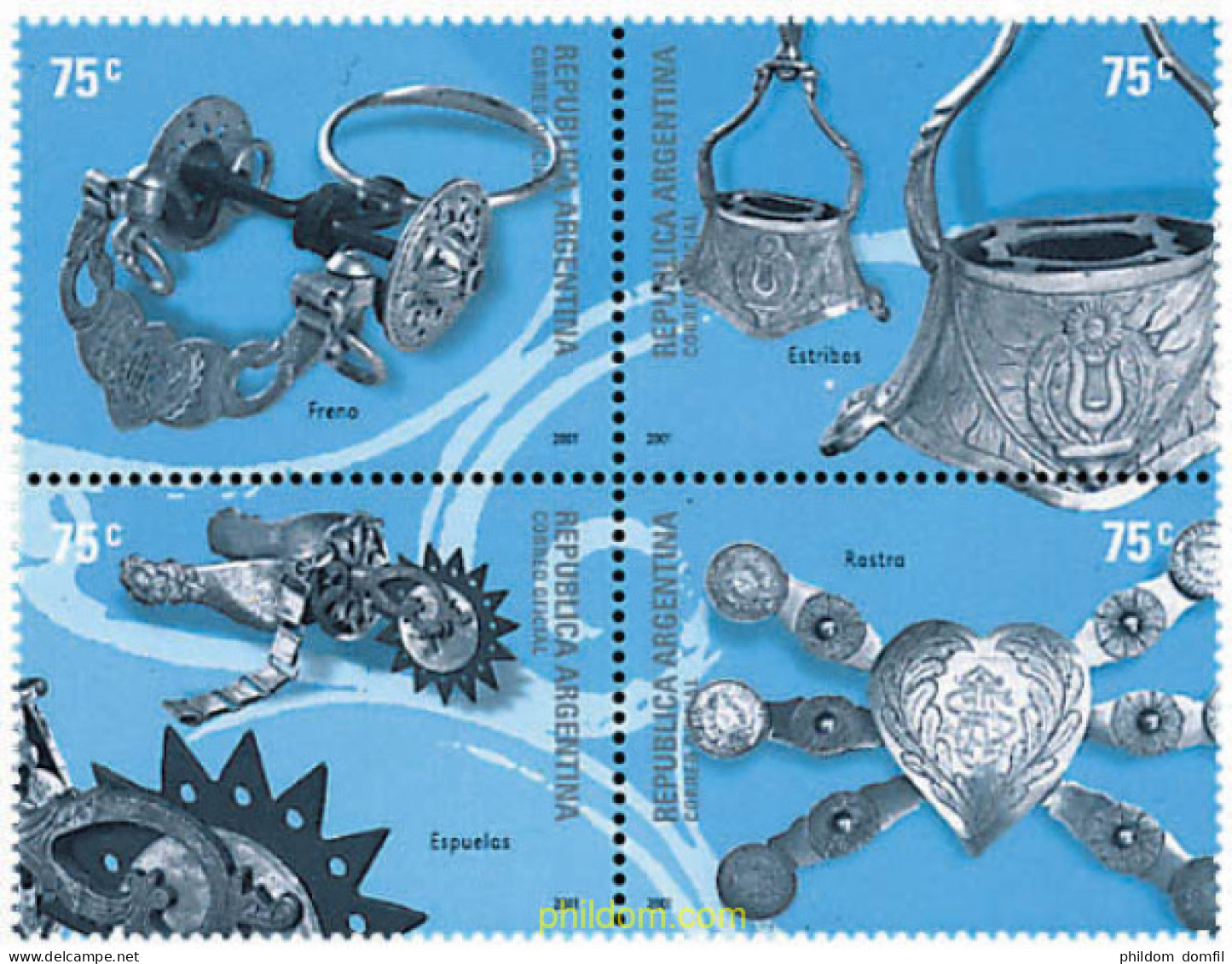 5441 MNH ARGENTINA 2001 PLATERIA CRIOLLA - Unused Stamps