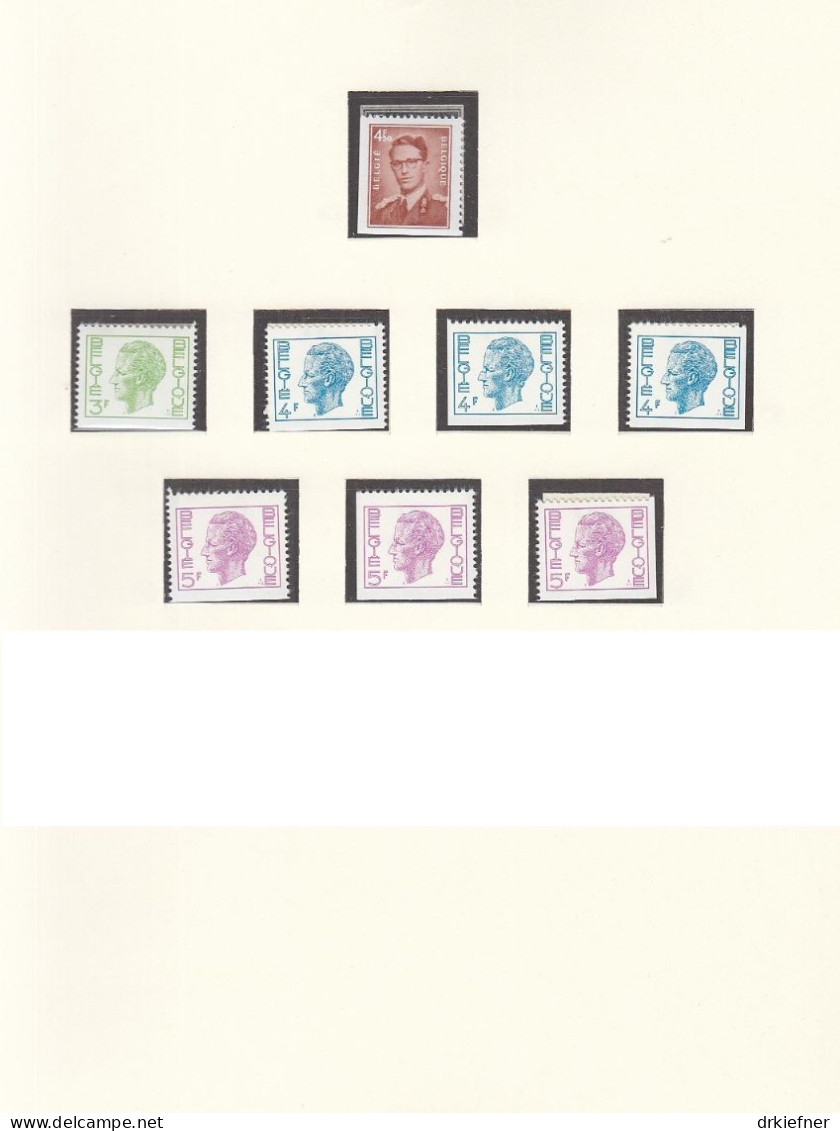 BELGIEN  Jahrgang 1973, Postfrisch **, 1713-1754, Komplett - Jahressätze