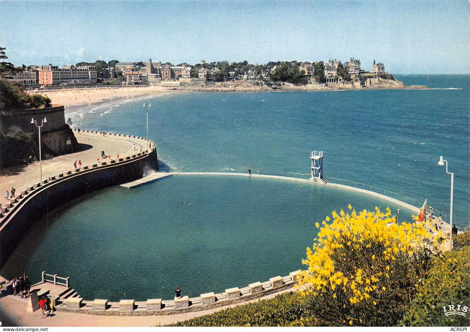 35 DINARD Plage De L'écluse  La Piscine Carte Vierge Non Circulé (Scan R/V )n° 15 \MO7026 - Dinard