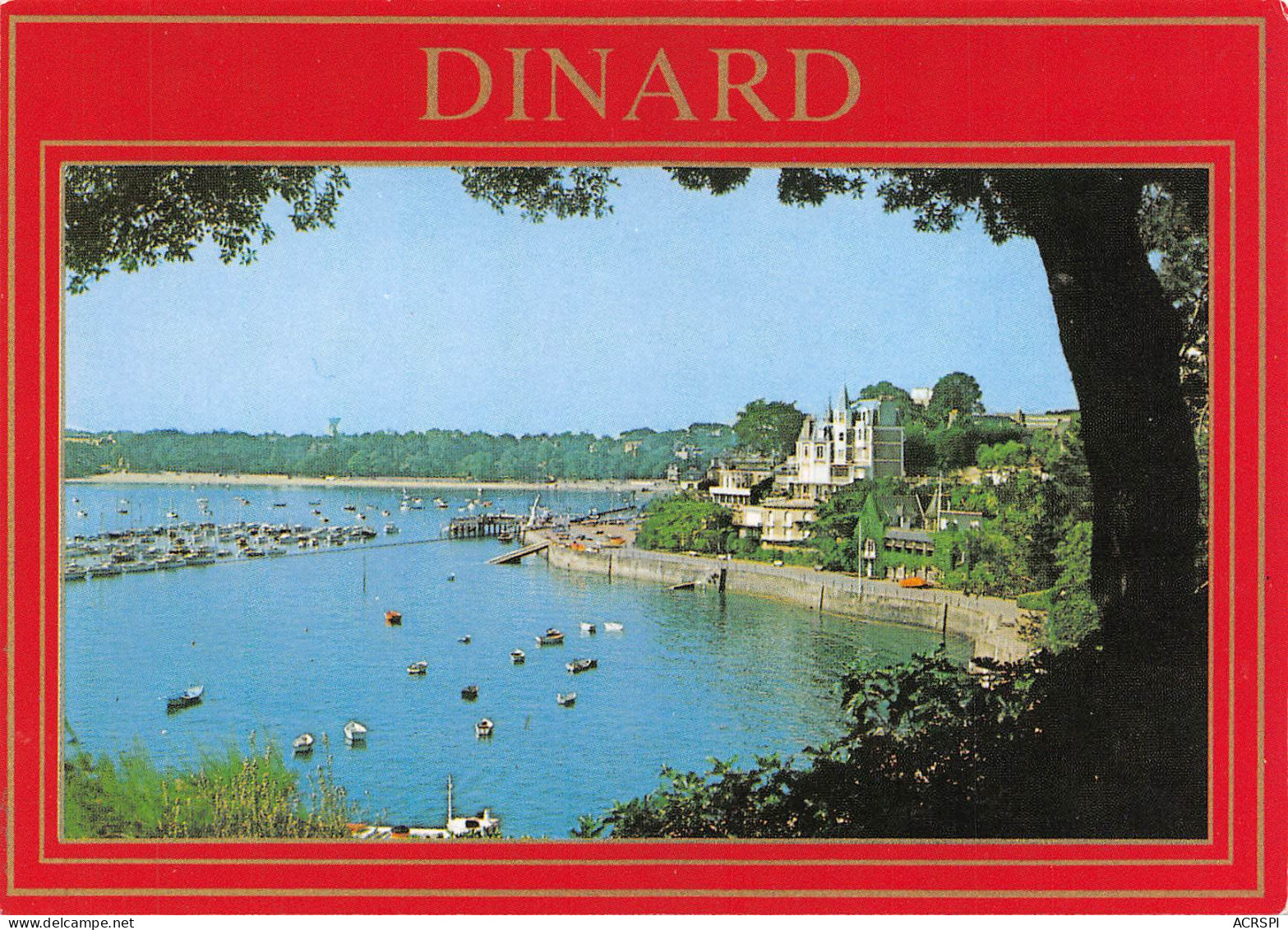 35 DINARD  La Cale Des Vedettes  Carte Vierge Non Circulé (Scan R/V )n° 23 \MO7026 - Dinard