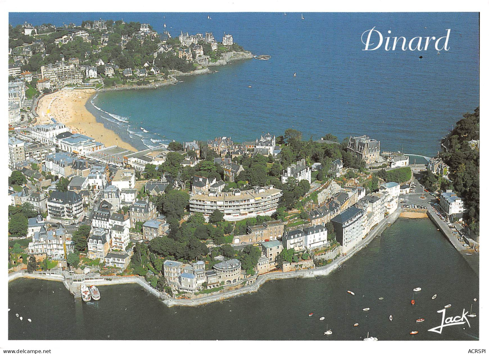 35 DINARD La Cale Du Bec De La Vallée Et Plage De L'écluse  Carte Vierge Non Circulé (Scan R/V )n° 31 \MO7026 - Dinard