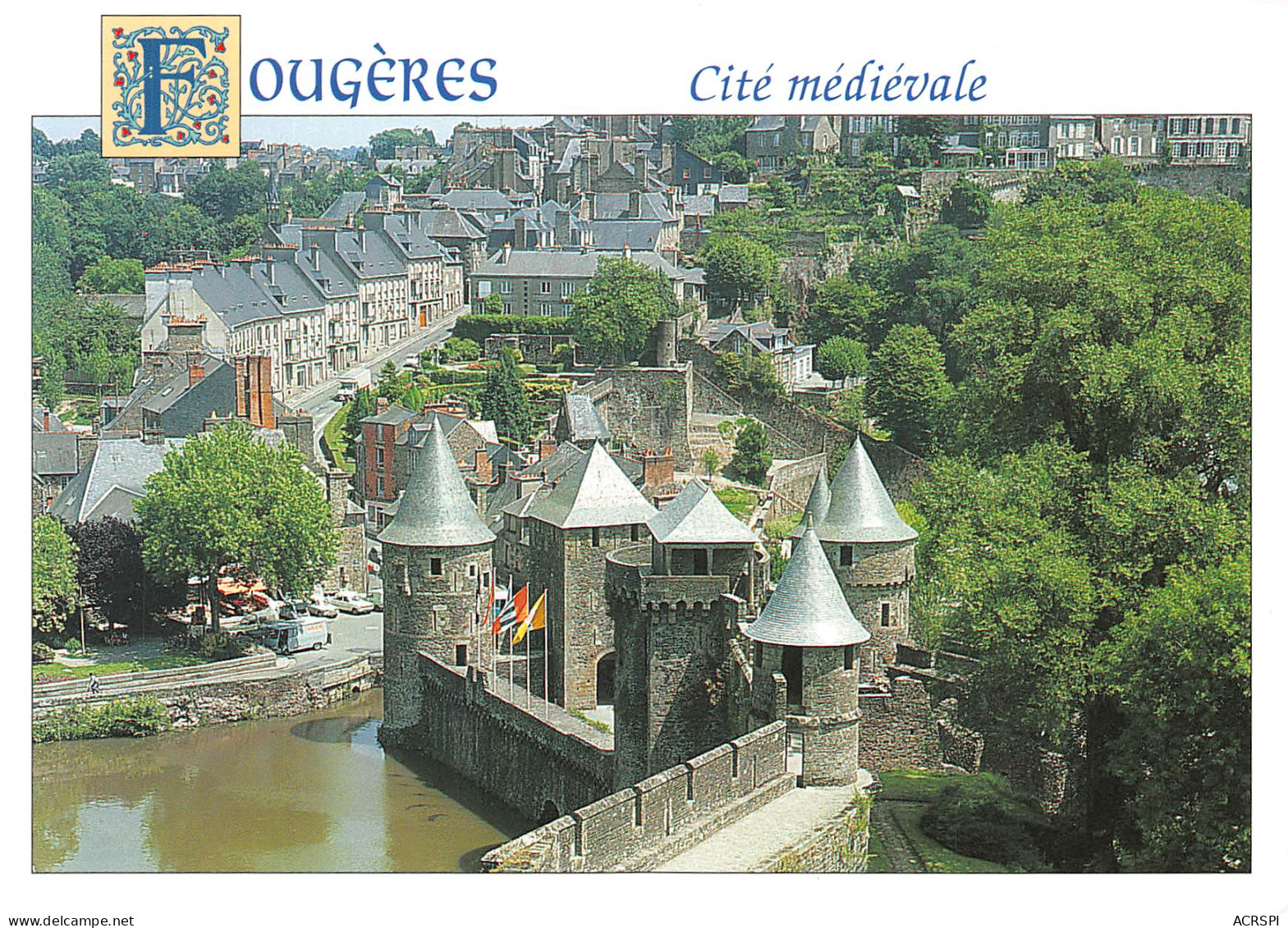 35 FOUGERES Citadelle Les Remparts Carte Vierge Non Circulé (Scan R/V )n° 62 \MO7026 - Fougeres