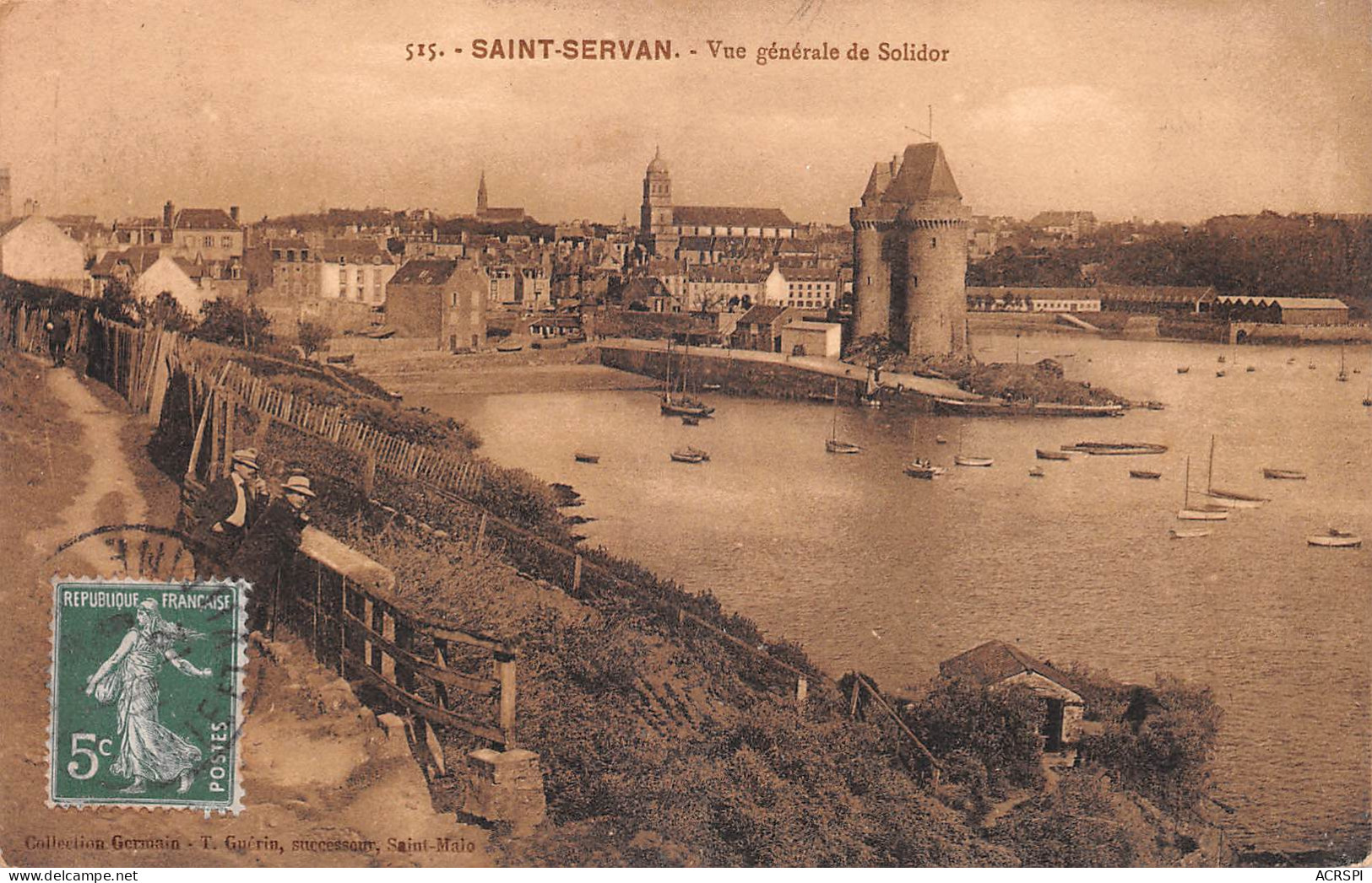 35 - Saint Servan - Vue Générale De La Ville Et La Tour Solidor (Scans R/V) N° 30 \MO7028 - Saint Servan