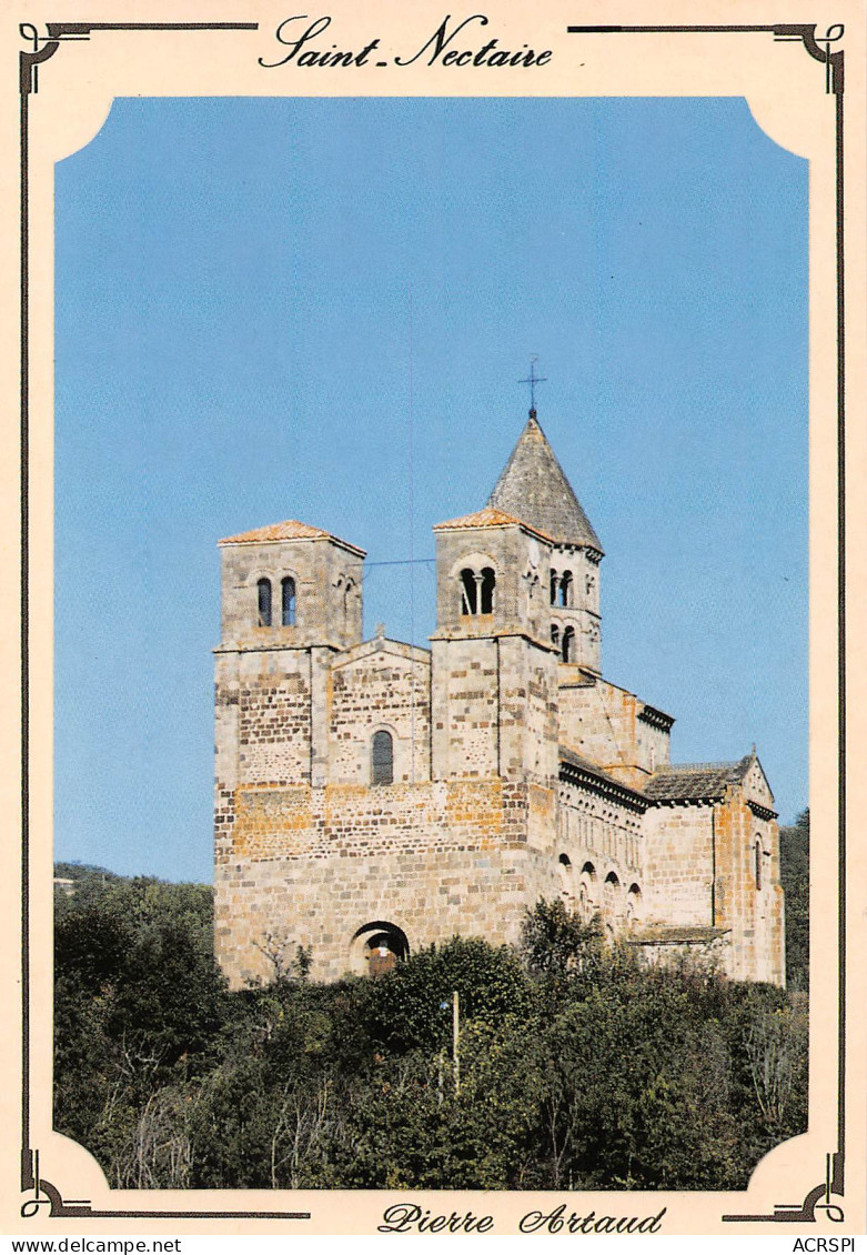 63 SAINT NECTAIRE L'église Romane Carte Vierge Non Circulé éd ARTAUD (Scans R/V) N° 14 \MO7030 - Saint Nectaire