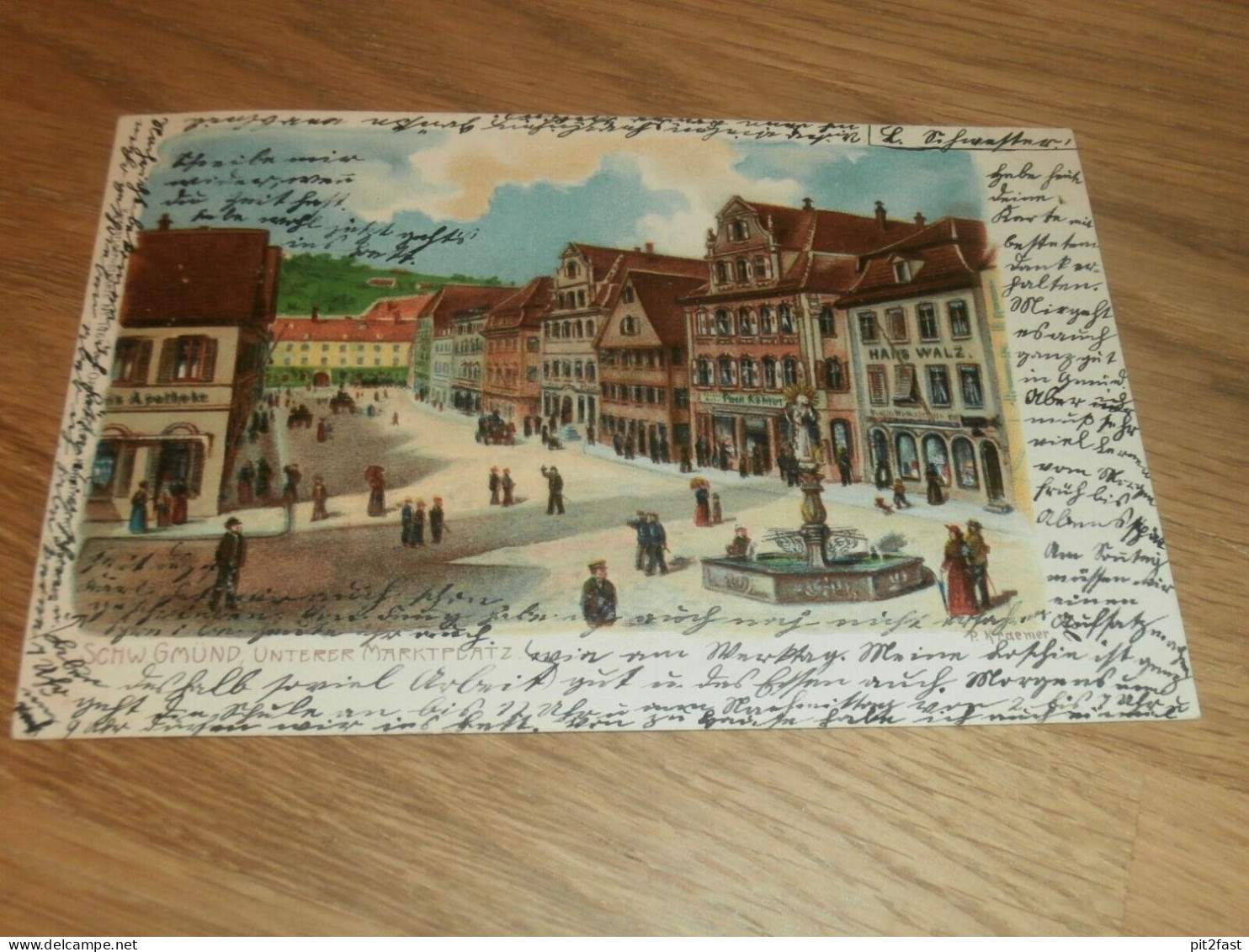Schwäbisch Gmünd , Ca. 1908 , Ansichtskarte , Postkarte !!! - Schwäbisch Gmünd