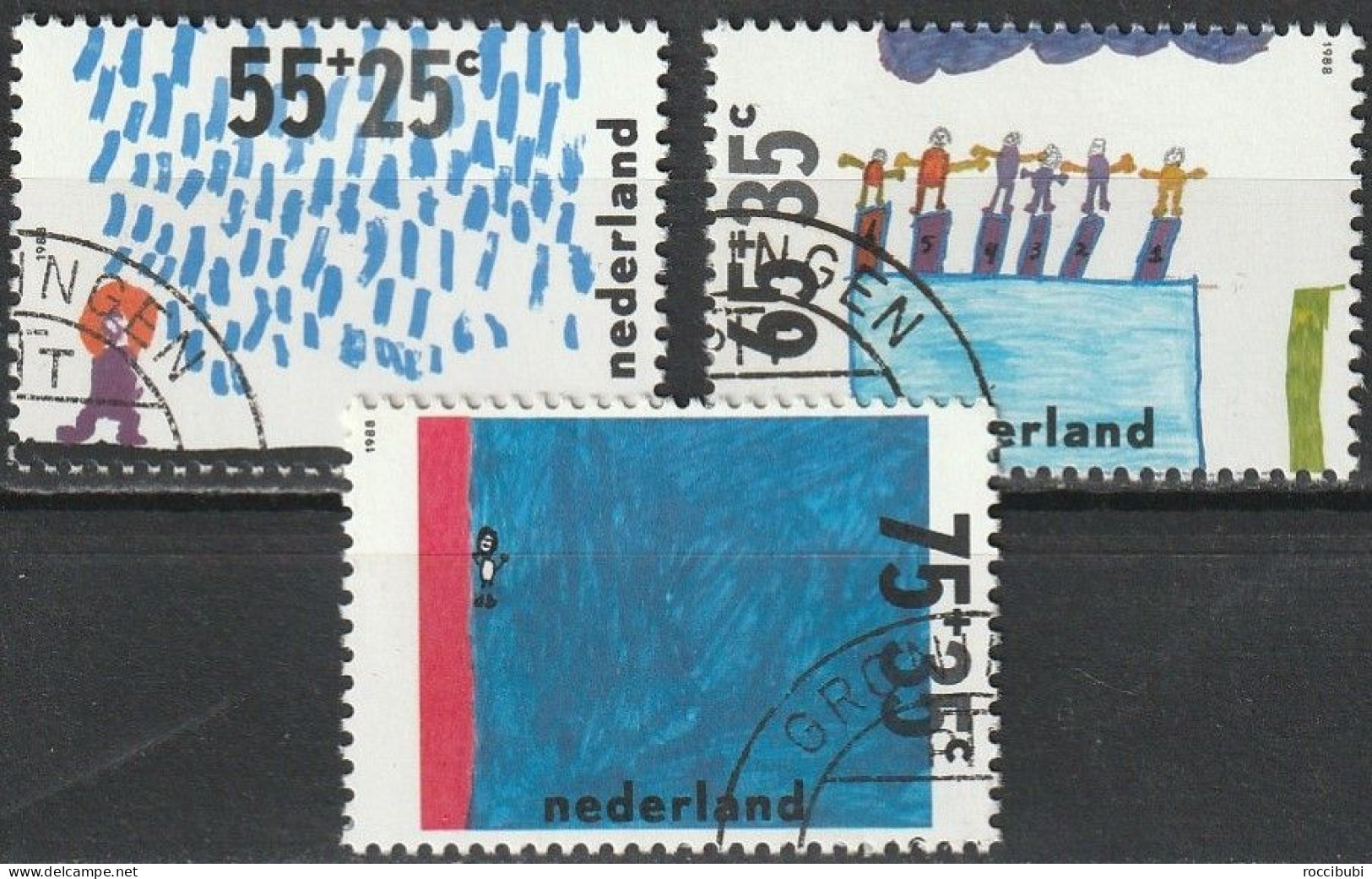 1988...1353/1355 O - Used Stamps