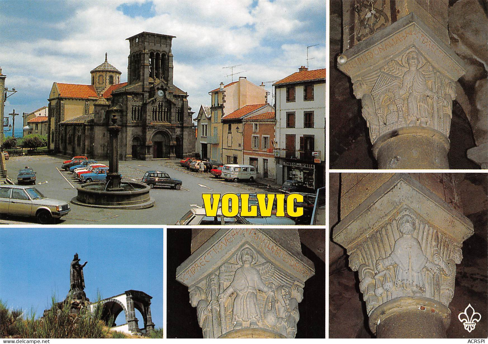 63 VOLVIC église Saint Priest  Carte Vierge Non Circulé édition Du LYS  (Scans R/V) N° 36 \MO7035 - Volvic