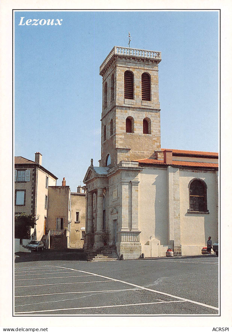 63 Lezoux L'église Carte Vierge Non Circulé éd Dubray (Scans R/V) N° 59 \MO7036 - Lezoux