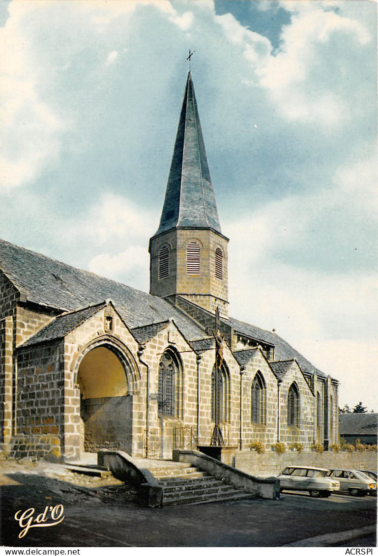 63 BESSE EN CHANDESSE église Saint André Carte Vierge Non Circulé (Scans R/V) N° 9 \MO7039 - Besse Et Saint Anastaise