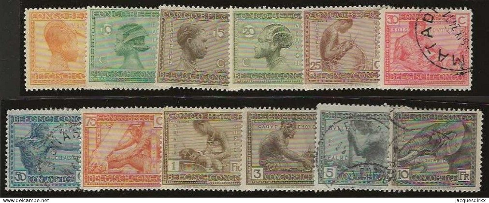 Congo   .   OBP    .  106/117   .    O  En   *    .    Gestempeld En Ongebruikt - Unused Stamps