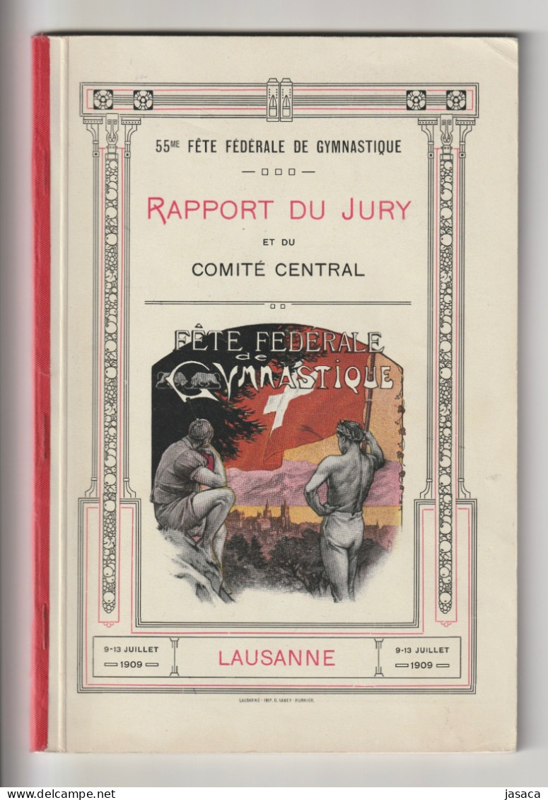 Fête Fédérale De Gymnastique, Rapport Du Jury, LAUSANNE 1909 - Gymnastik