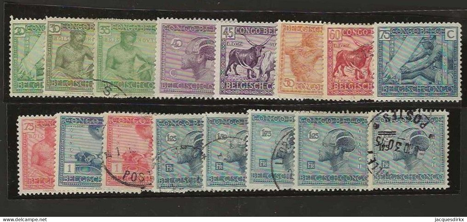 Congo   .   OBP    .  118/131  .    O  En   *    .    Gestempeld En Ongebruikt - Unused Stamps