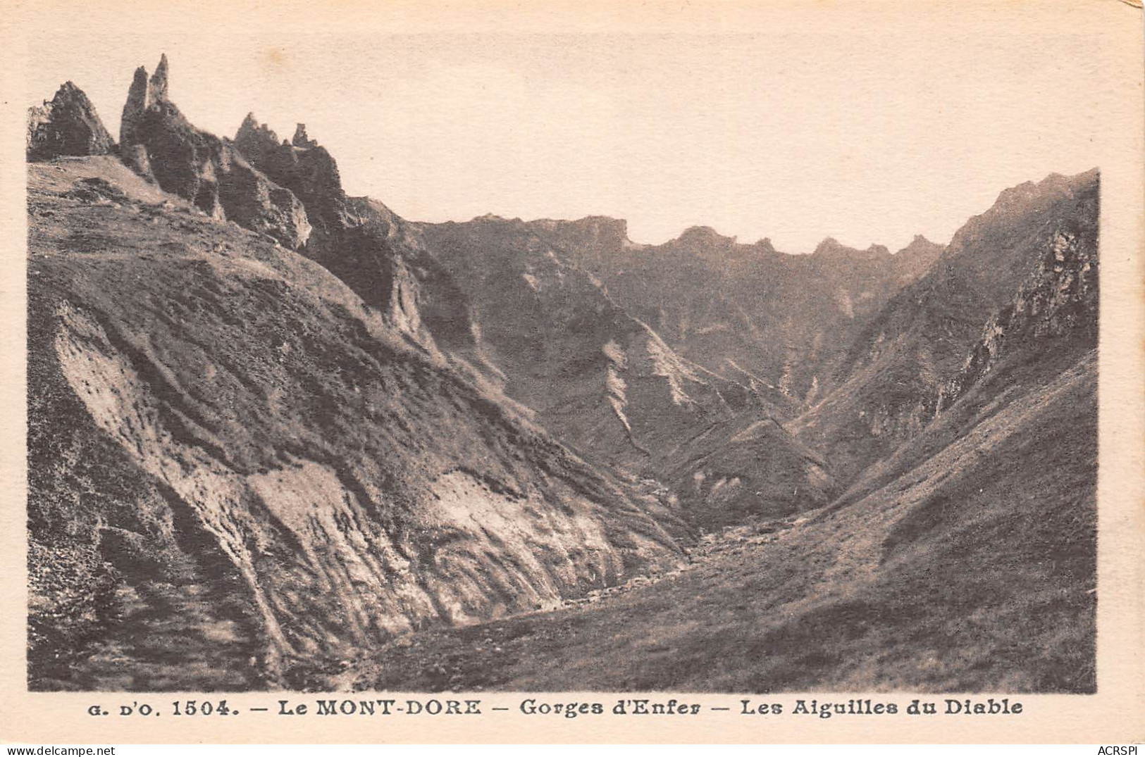63 LE MONT DORE  Gorges D'enfer Et Aiguilles Du Diable (Scans R/V) N° 43 \MO7043 - Le Mont Dore