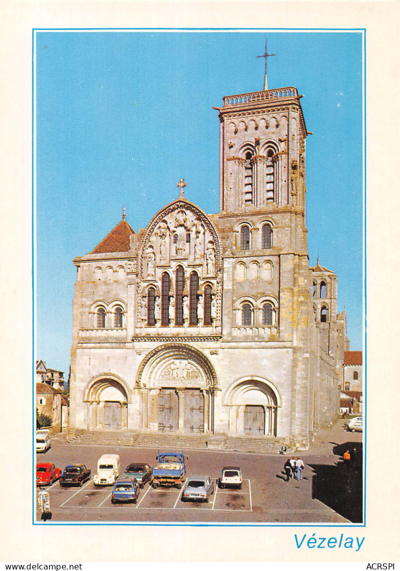 89 VEZELAY La Basilique  La Façade Carte Vierge Non Circulé éditions Nivernaise (Scans R/V) N° 4 \MO7045 - Vezelay
