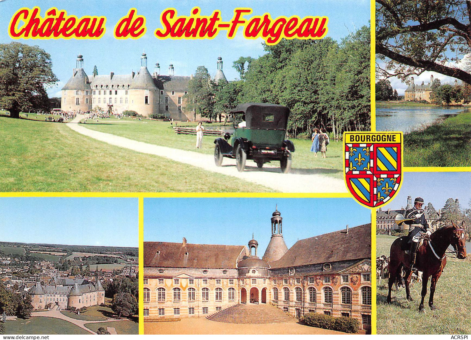 89 SAINT FARGEAU Multivue Carte Non Circulé éditions Nivernaises (Scans R/V) N° 79 \MO7045 - Saint Fargeau