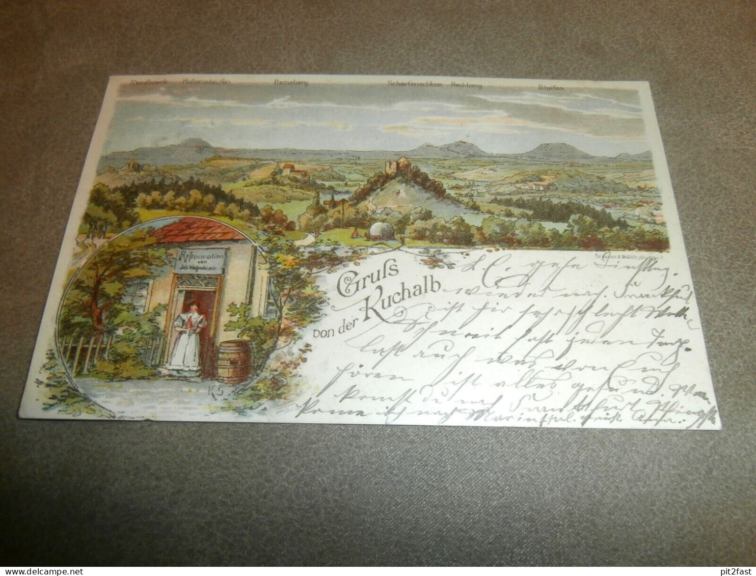 Gruß Von Der Kuchalb , 1902 , Donzdorf , Ansichtskarte , Postkarte !!! - Goeppingen