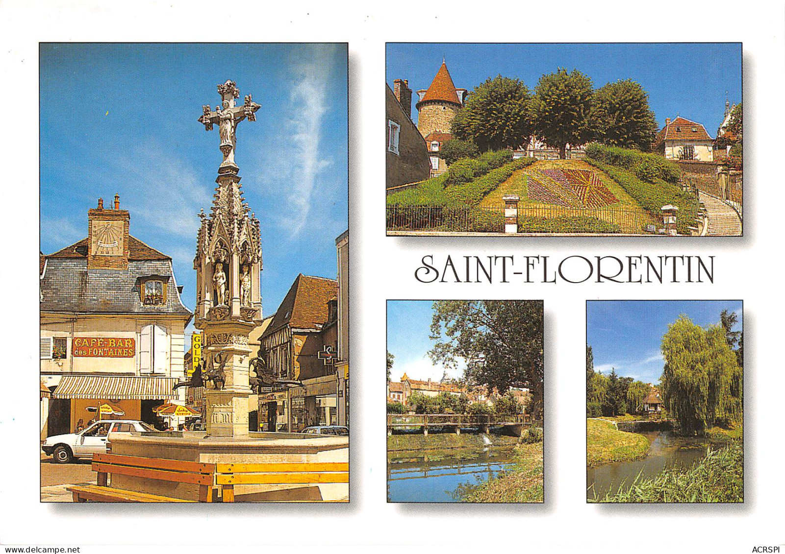 89  SAINT FLORENTIN Multivue  Carte Vierge Non Circulé édition Valloire (Scans R/V) N° 66 \MO7046 - Saint Florentin
