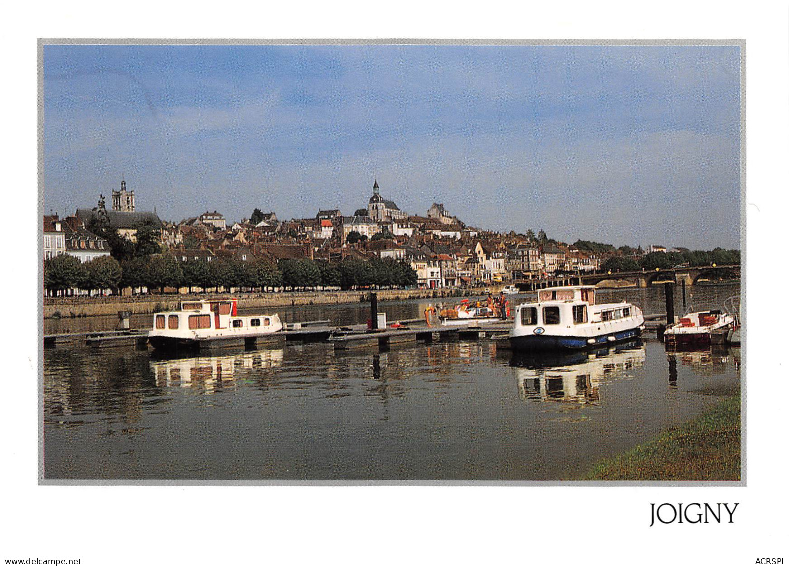 89 JOIGNY Péniches Et Pont Sur L'yonne Carte Vierge Non Circulé édition Combier (Scans R/V) N° 2 \MO7047 - Joigny