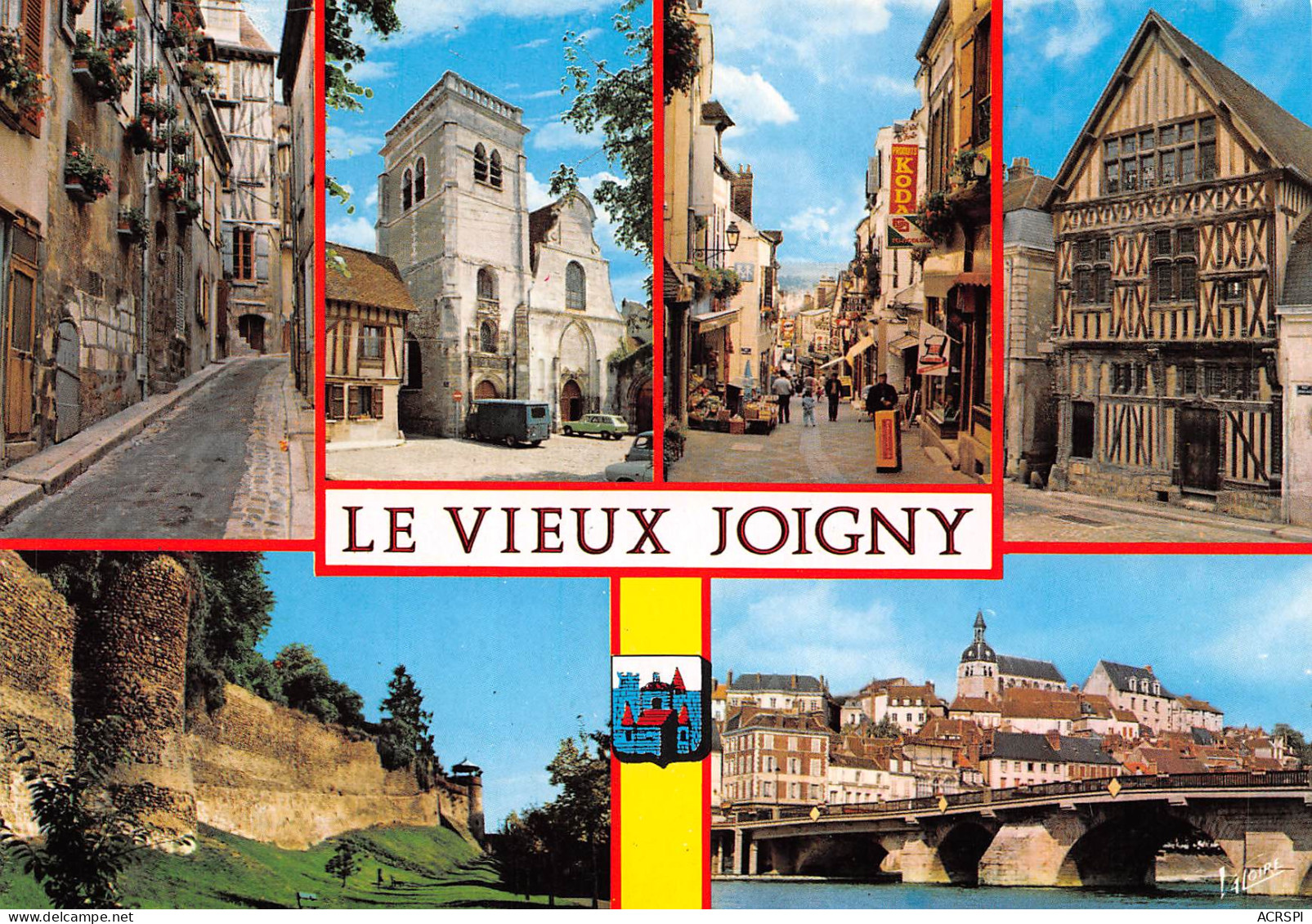 89 JOIGNY Multivue Carte Vierge Non Circulé éditions Valoire (Scans R/V) N° 25 \MO7047 - Joigny