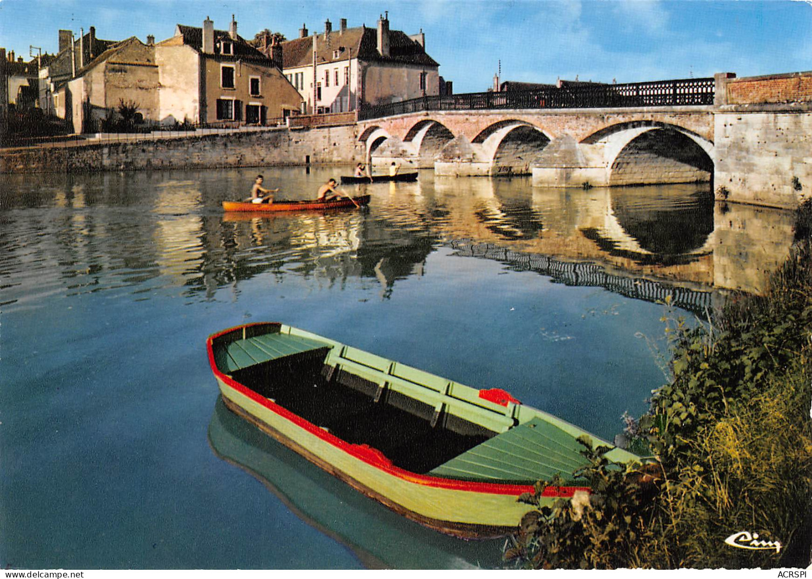 89 COULANGES SUR YONNE Barques Et Pont éditions CIM (Scans R/V) N° 78 \MO7047 - Coulanges Sur Yonne