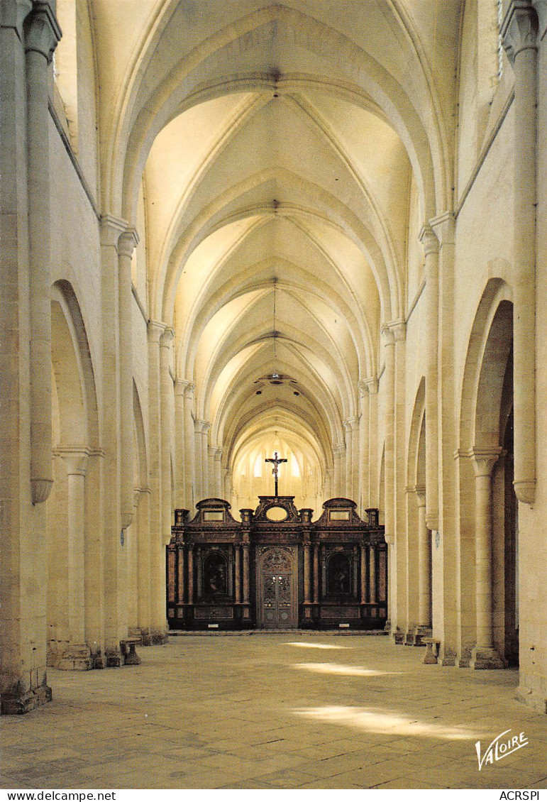 89 PONTIGNY  Intérieur De L'abbaye Cistércienne   Carte Vierge Non Circulé éd Valoire (Scans R/V) N° 58 \MO7049 - Pontigny