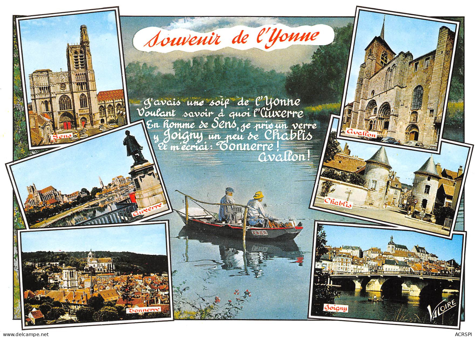 89 Souvenir  De L'Yonne Carte Vierge édition Valoire (Scans R/V) N° 38  \MO7050 - Migennes