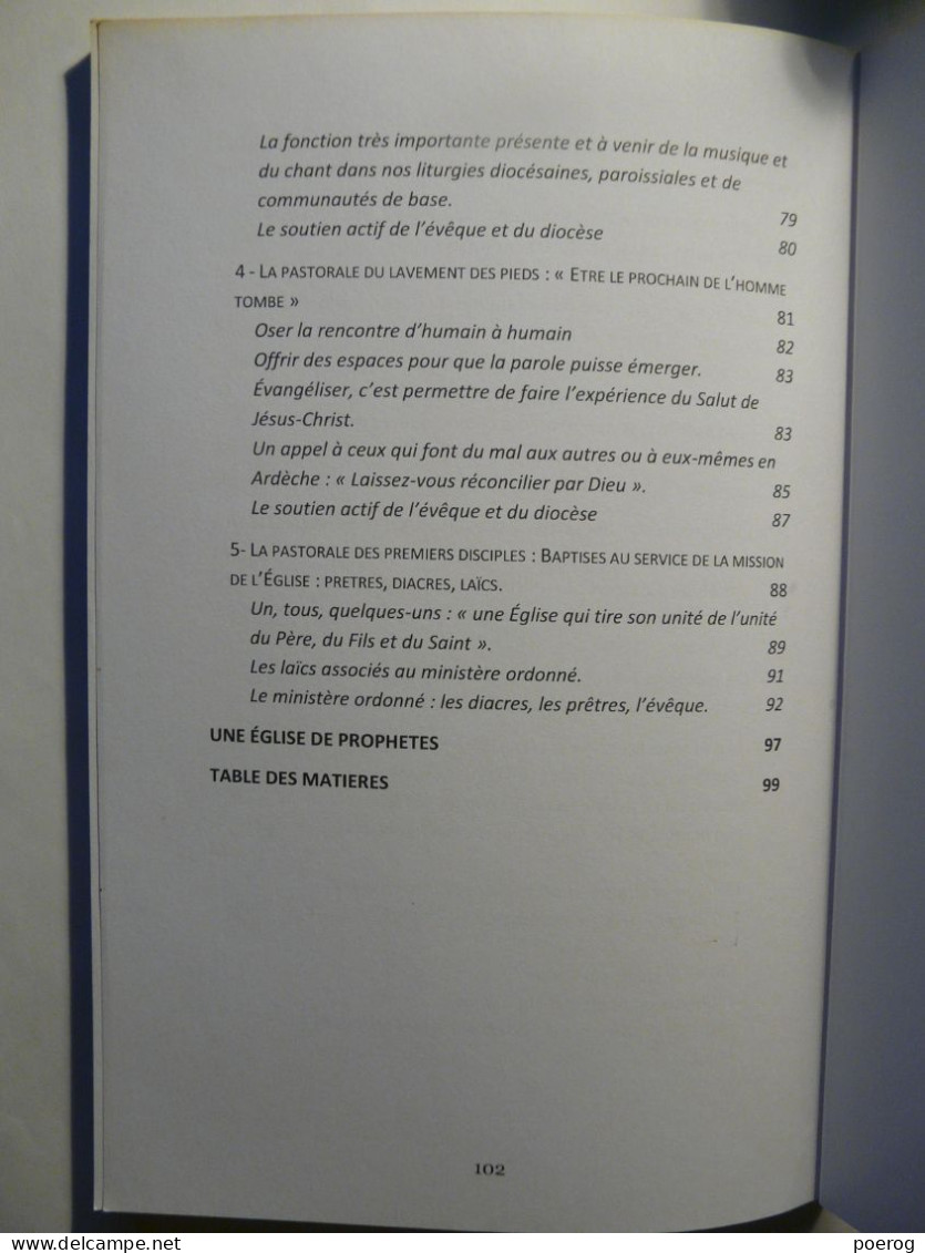 ARDECHE - LETTRE PASTORALE DE MGR JEAN LOUIS BALSA - DISCIPLES DE JESUS CHRIST & MISSIONNAIRES EN ARDECHE - VIVIERS 2019 - Religione