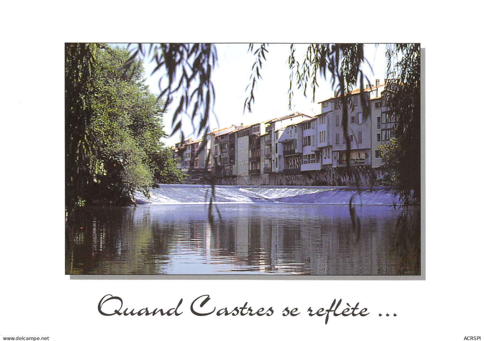 81 CASTRES Reflets Sur L'AGOUT Carte Vierge Non Circulé édition Défi Communication (Scans R/V) N° 59 \MO7051 - Castres