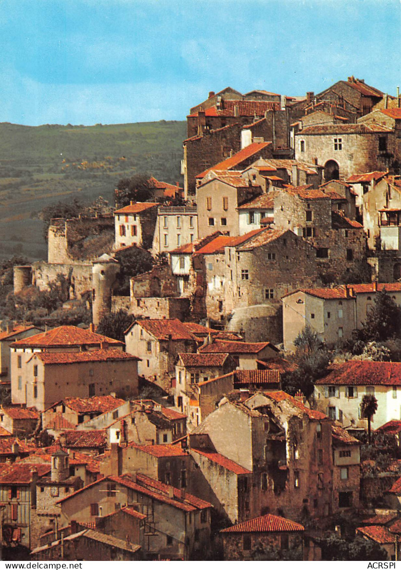 81 Cordes-sur-Ciel Vue Du Profil De La Ville Carte Vierge édition Apa-Poux (Scans R/V) N° 15 \MO7052 - Cordes