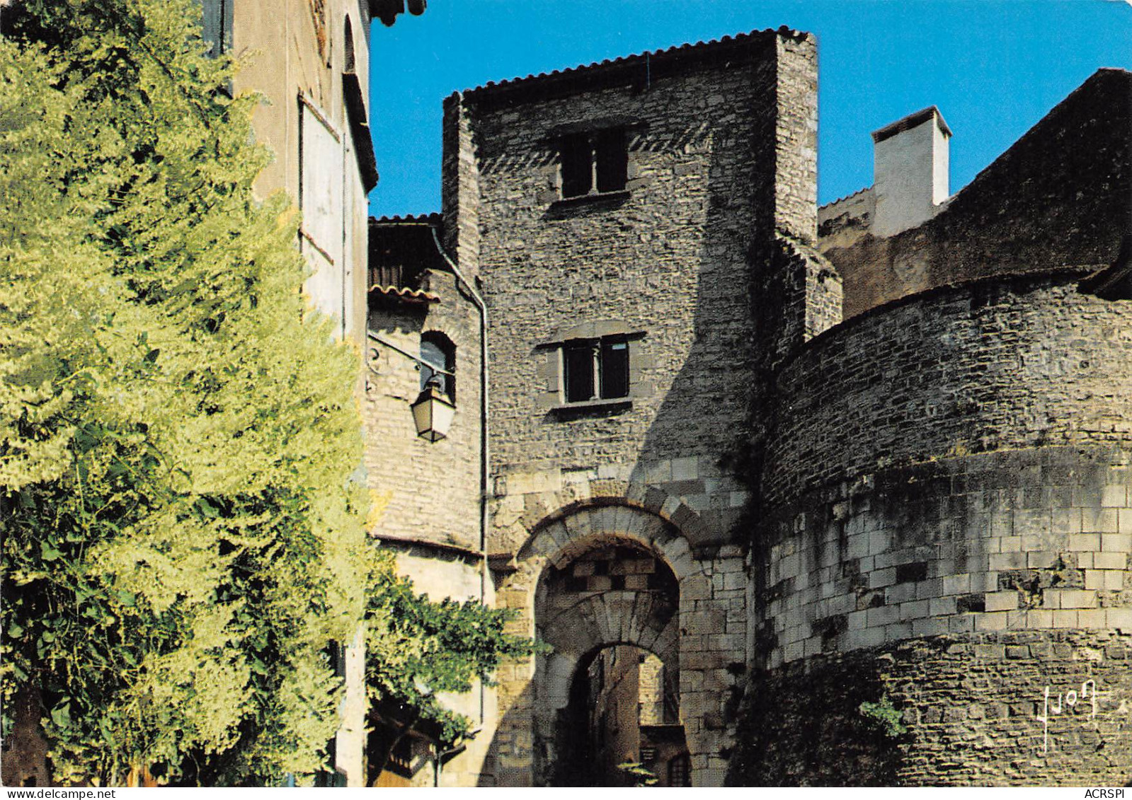 81 Cordes-sur-Ciel Porte Des Ormeaux PEITAVINA Yves Brayer Carte Vierge édition Yvon SPADEM (Scans R/V) N° 23 \MO7052 - Cordes