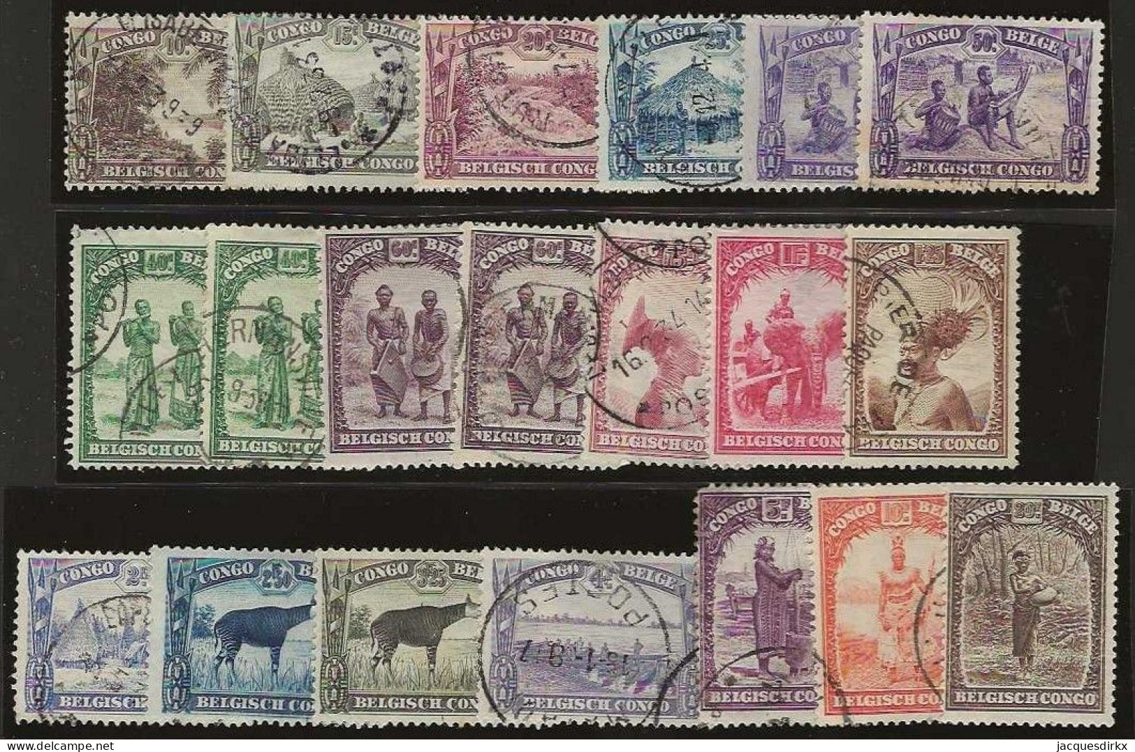 Congo   .   OBP    .  168/183   .    O  En   *    .    Gestempeld En Ongebruikt - Unused Stamps