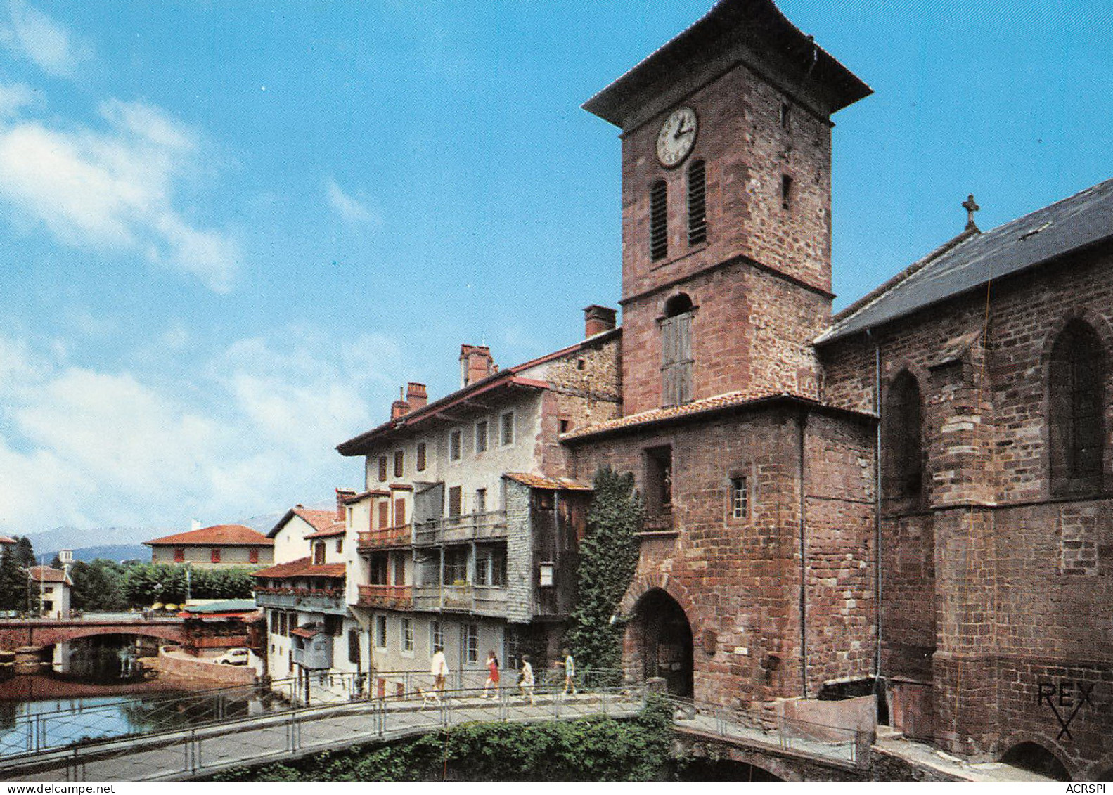 64 SAINT JEAN PIED DE PORT église Et Porte Carte Vierge Non Circulé édition REX (Scans R/V) N° 50 \MO7057 - Saint Jean Pied De Port