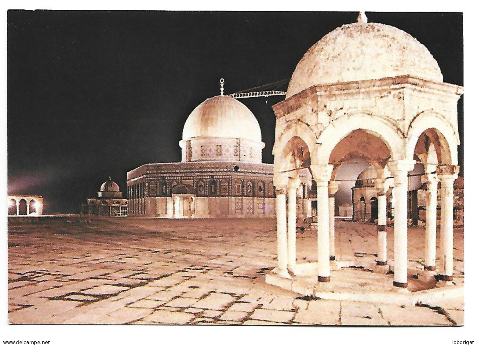 THE DOME OF THE ROCK AT NIGHT.-  JERUSALEM.-  ( ISRAEL ) - Israel