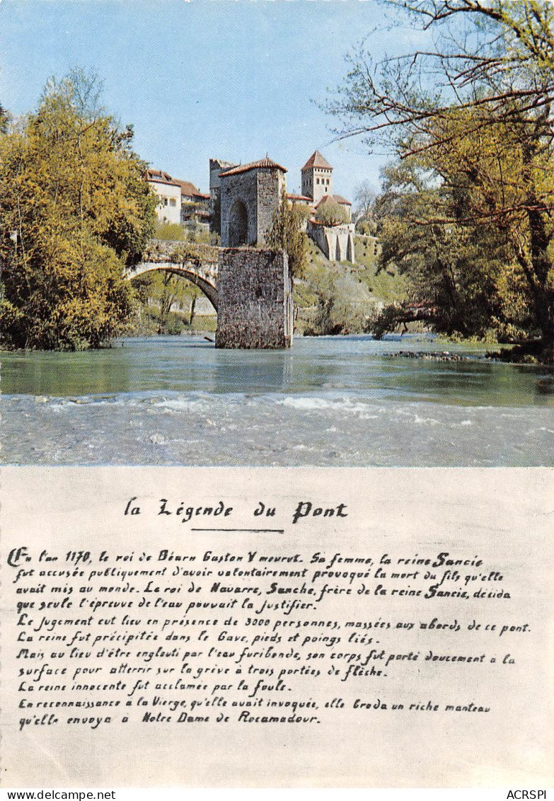 64 SAUVETERRE DE BEARN Légende Du Pont Carte Vierge Non Circulé ( Scans R/V) N° 65 \MO7058 - Sauveterre De Bearn