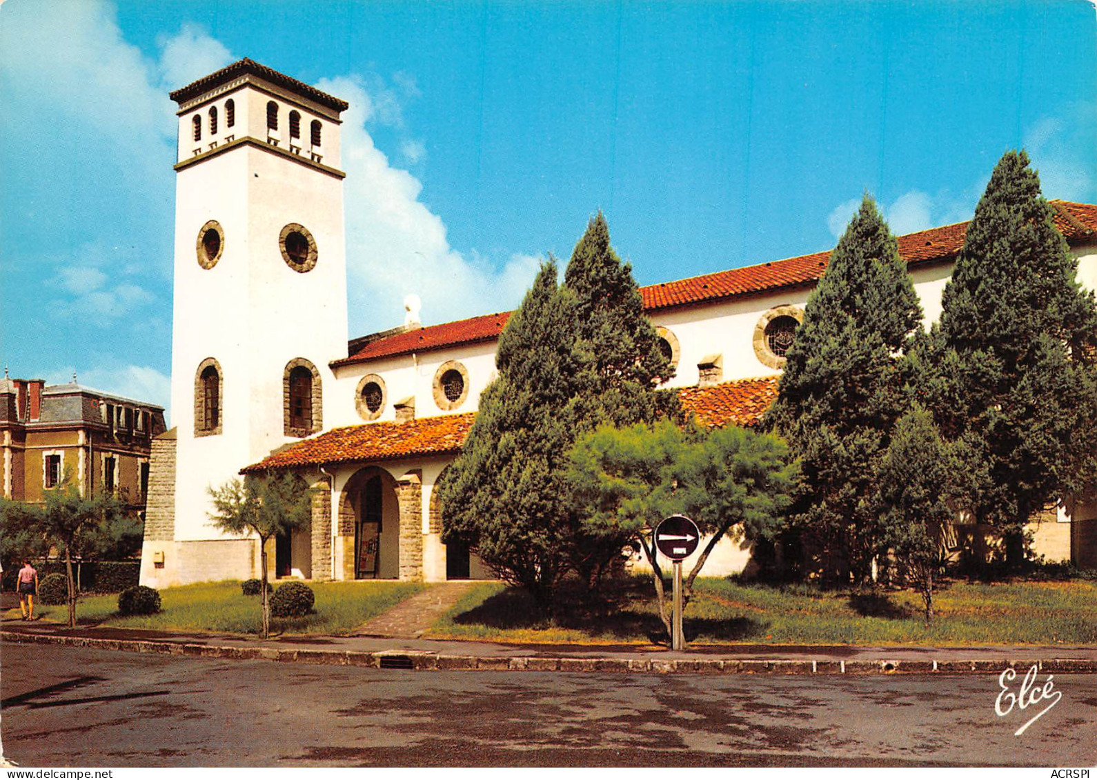 64 HENDAYE  L'église De La Plage Carte Vierge Non Circulé éditions Elcé (Scans R/V) N° 4 \MO7059 - Hendaye