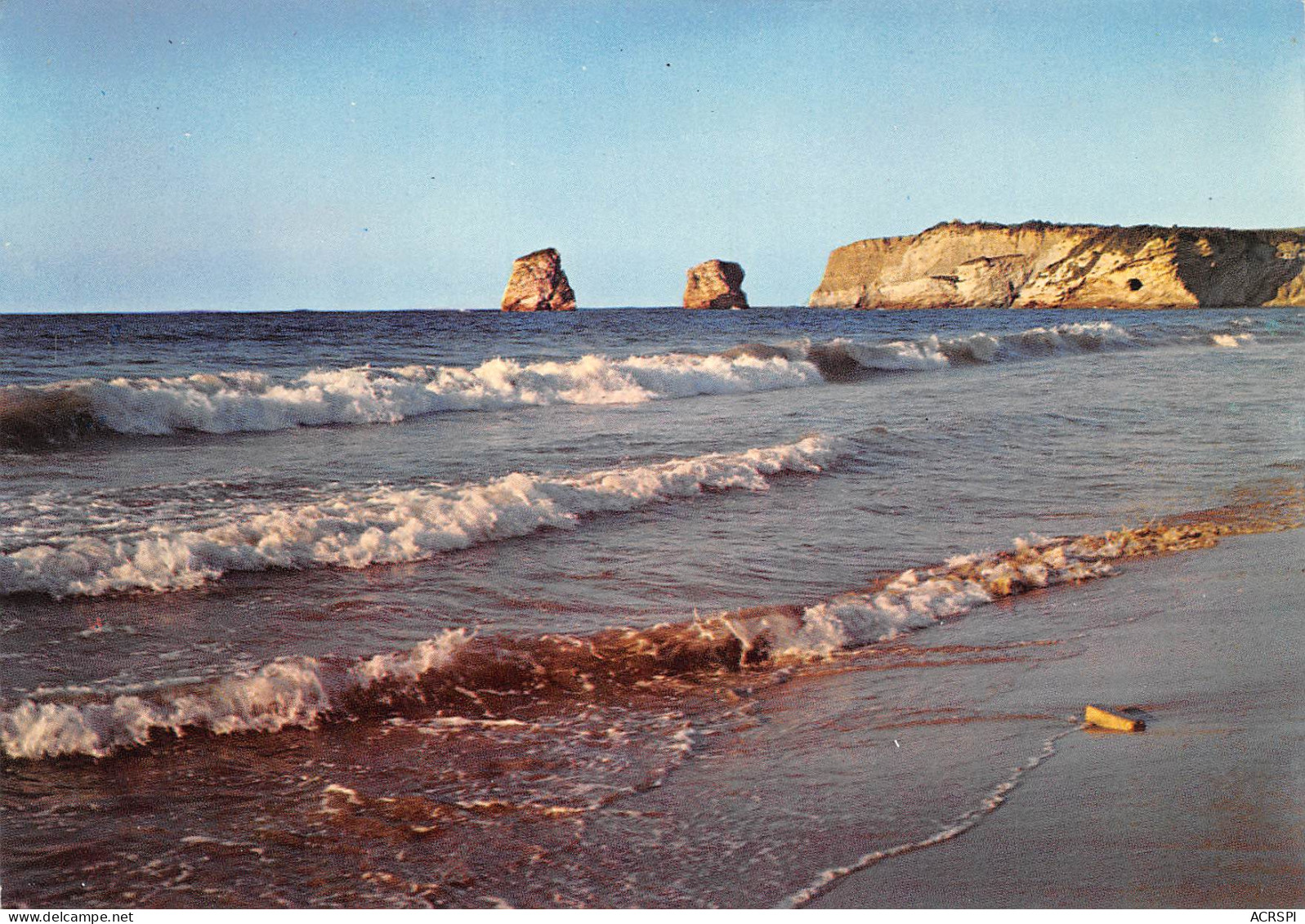 64 HENDAYE Plage Des Deux Jumeaux Frontière Carte Vierge Non Circulé éditions Lavielle (Scans R/V) N° 19 \MO7059 - Hendaye