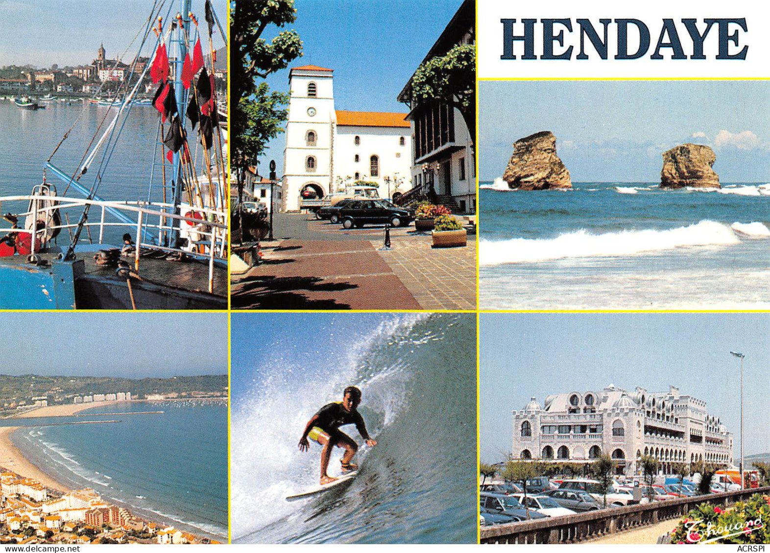 64 HENDAYE Multivue  Carte Vierge Non Circulé éditions Thouand (Scans R/V) N° 55 \MO7059 - Hendaye