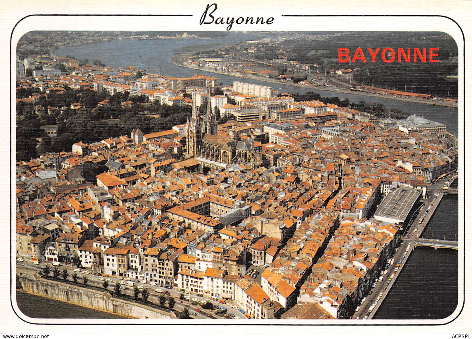 64 BAYONNE Vue Générale Aérienne Carte Vierge Non Circulé éditions Elcé (Scans R/V) N° 15 \MO7060 - Bayonne