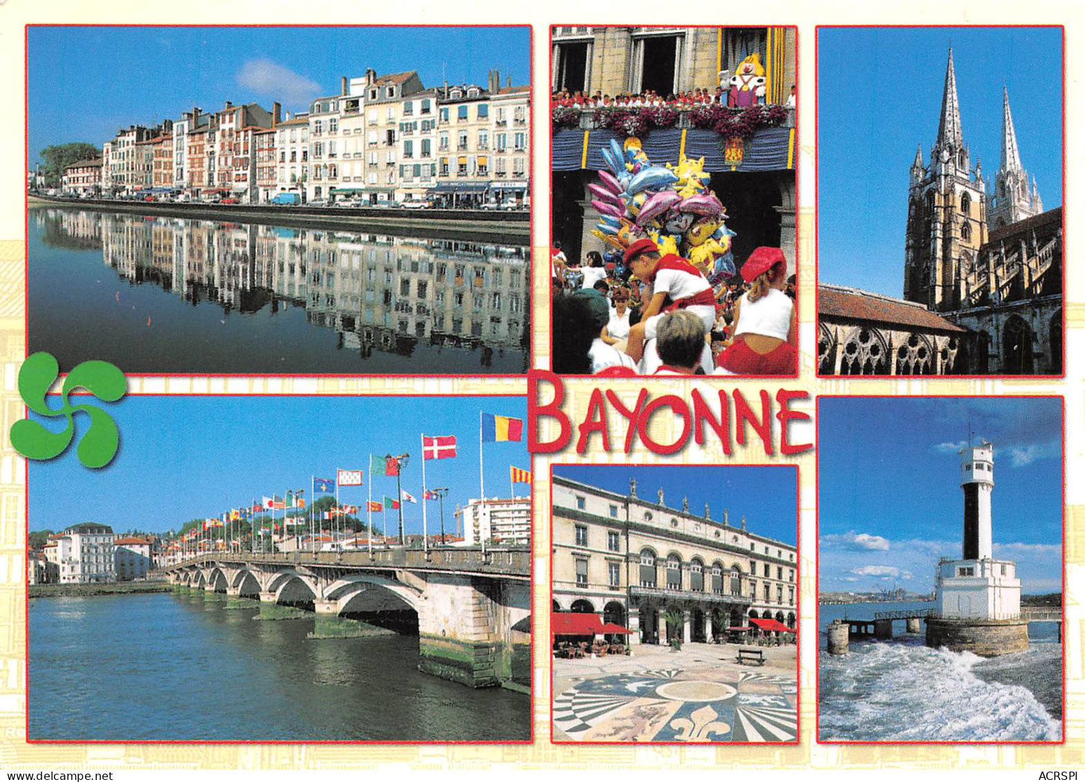 64 BAYONNE Multivue Carte Vierge Non Circulé éditions ALYS (Scans R/V) N° 25 \MO7060 - Bayonne