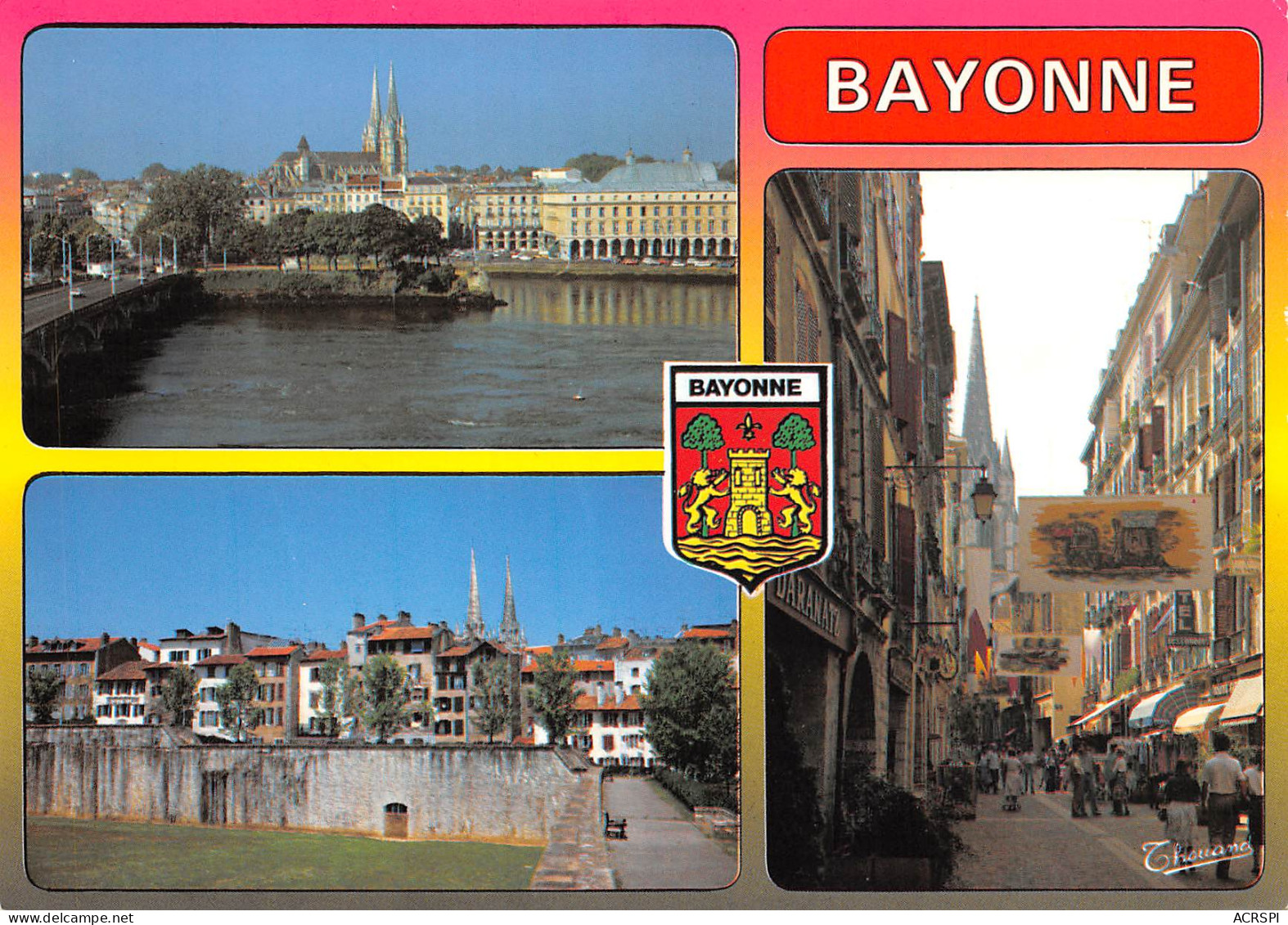 64 BAYONNE Multivue  Carte Vierge Non Circulé éditions Thouand (Scans R/V) N° 32 \MO7060 - Bayonne